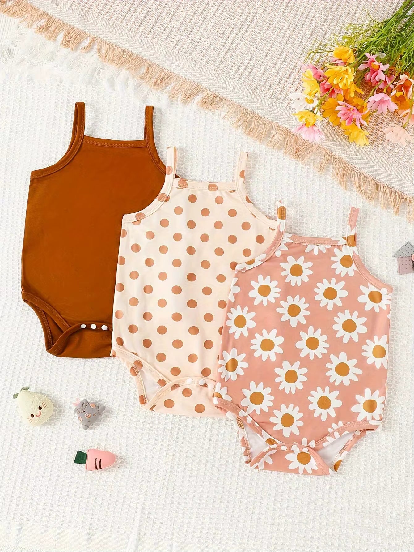 Newborn Baby Girl Romper Set