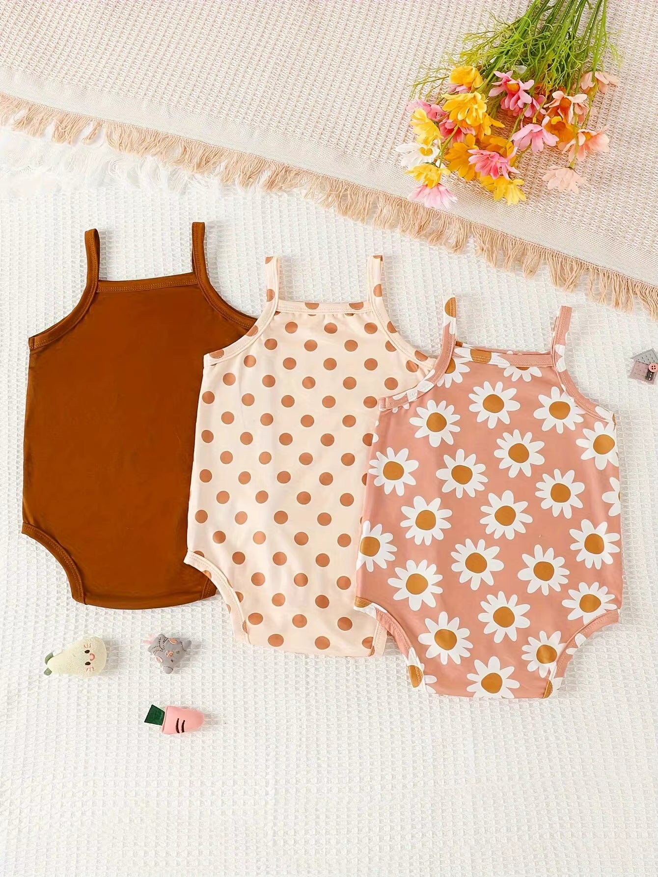 Newborn Baby Girl Romper Set